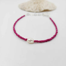 Load image into Gallery viewer, READY TO SHIP Freshwater Pearl &amp; Bead Anklet - 925 Sterling Silver FJD$
