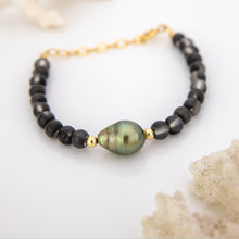 Load image into Gallery viewer, READY TO SHIP Bead Graded Saltwater Pearl Bracelet in 14k Gold Fill #3045 - FJD$
