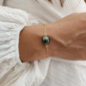 READY TO SHIP Saltwater Pearl Bracelet in 14k Gold Fill - FJD$