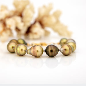 READY TO SHIP Civa Fiji Saltwater Pearl Bracelet - 14k Gold Fill FJD$