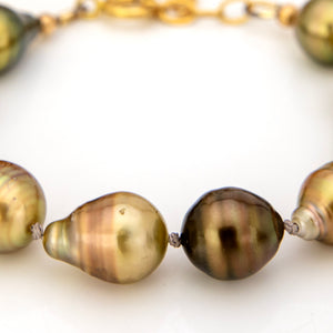 READY TO SHIP Civa Fiji Saltwater Pearl Bracelet - 14k Gold Fill FJD$