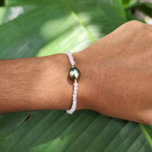 READY TO SHIP Saltwater Pearl Bracelet in 14k Gold Fill - FJD$