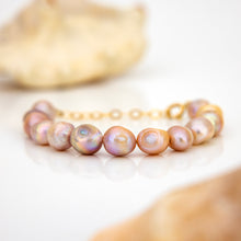 Load image into Gallery viewer, READY TO SHIP Freshwater Pearl Bracelet - 14k Gold Fill FJD$
