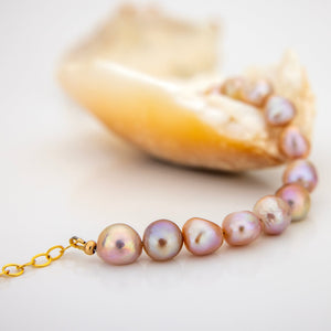 WHOLESALE Freshwater Pearl Bracelet - 14k Gold Fill FJD$