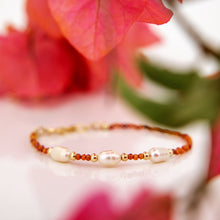 Load image into Gallery viewer, READY TO SHIP Freshwater Pearl &amp; Bead Bracelet - 14k Gold Fill FJD$
