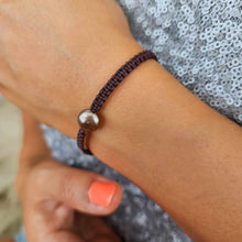 Load image into Gallery viewer, READY TO SHIP Unisex Woven Fiji Saltwater Pearl Bracelet - FJD$
