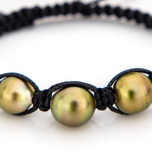 WHOLESALE Unisex Woven Civa Fiji Graded Pearl Bracelet - FJD$