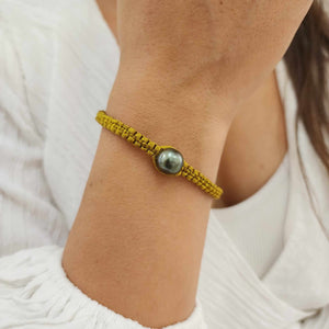 READY TO SHIP Unisex Woven Civa Fiji Pearl Bracelet - FJD$