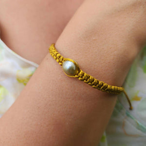 READY TO SHIP Unisex Woven Civa Fiji Pearl Bracelet - FJD$