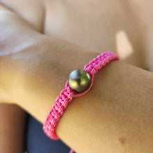 Load image into Gallery viewer, READY TO SHIP Unisex Woven Civa Fiji Pearl Bracelet - FJD$
