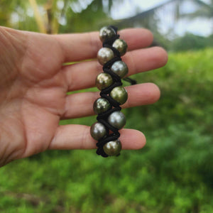 READY TO SHIP Unisex Civa Fiji Pearl Bracelet - Nylon FJD$