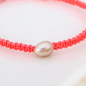 READY TO SHIP Freshwater Pearl Bracelet - Nylon FJD$