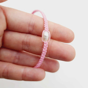 READY TO SHIP Freshwater Pearl Bracelet - Nylon FJD$