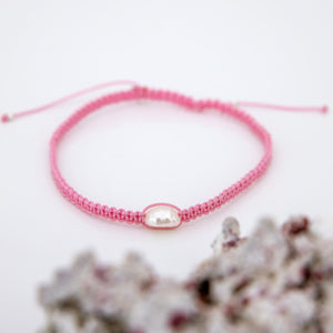 READY TO SHIP Freshwater Pearl Bracelet - Nylon FJD$