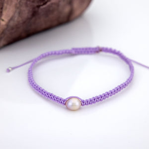 READY TO SHIP Freshwater Pearl Bracelet - Nylon FJD$