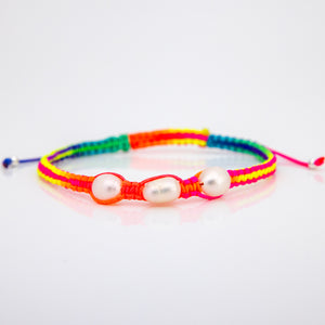 READY TO SHIP Freshwater Pearl Bracelet - Nylon FJD$