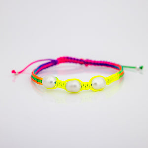 READY TO SHIP Freshwater Pearl Bracelet - Nylon FJD$