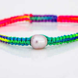 CONTACT US TO RECREATE THIS SOLD OUT STYLE Freshwater Pearl Bracelet - Nylon FJD$