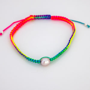 CONTACT US TO RECREATE THIS SOLD OUT STYLE Freshwater Pearl Bracelet - Nylon FJD$