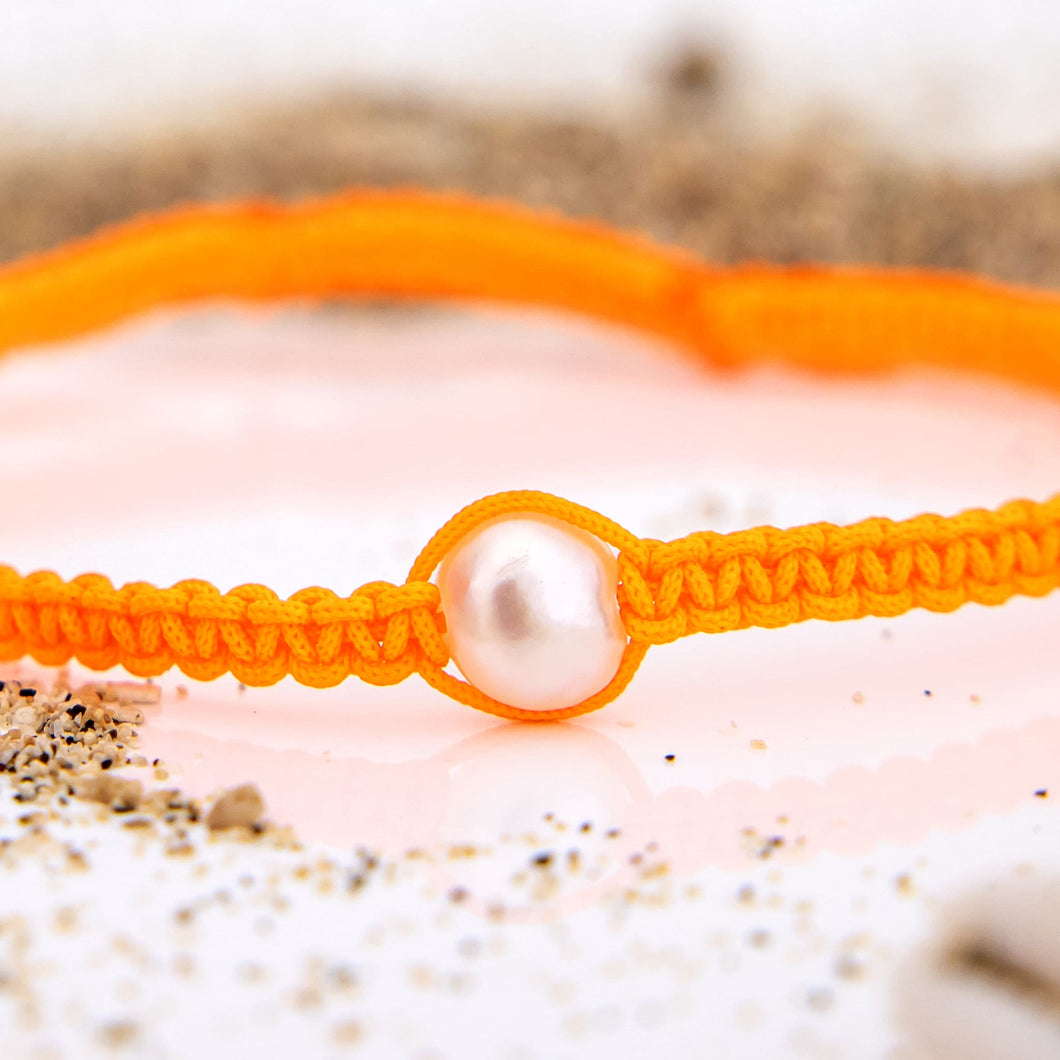 READY TO SHIP Freshwater Pearl Bracelet - Nylon FJD$