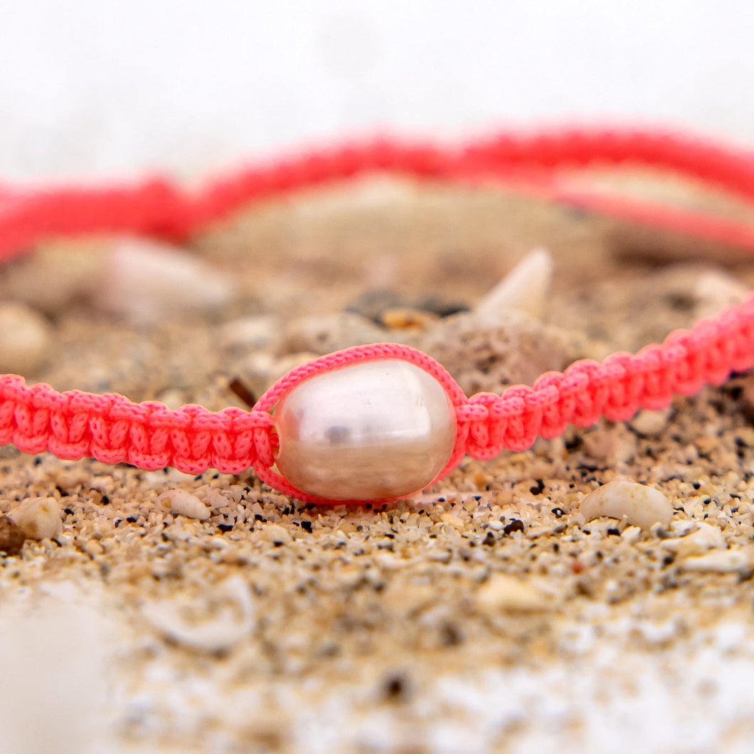 READY TO SHIP Freshwater Pearl Bracelet - Nylon FJD$