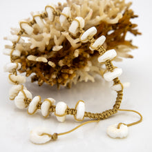 Load image into Gallery viewer, READY TO SHIP Unisex Shell Money Bracelet - Nylon FJD$
