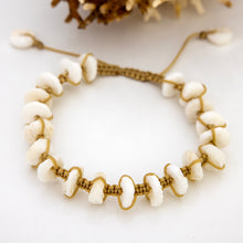 Load image into Gallery viewer, READY TO SHIP Unisex Shell Money Bracelet - Nylon FJD$
