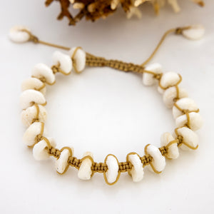 READY TO SHIP Unisex Shell Money Bracelet - Nylon FJD$