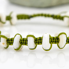 Load image into Gallery viewer, READY TO SHIP Unisex Shell Money Bracelet - Nylon FJD$
