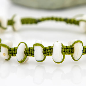 READY TO SHIP Unisex Shell Money Bracelet - Nylon FJD$