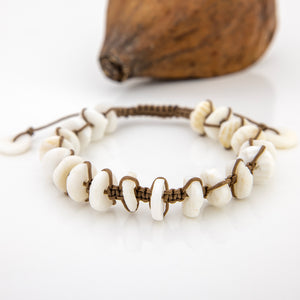 READY TO SHIP Unisex Shell Money Bracelet - Nylon FJD$