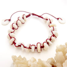 Load image into Gallery viewer, READY TO SHIP Unisex Shell Money Bracelet - Nylon FJD$
