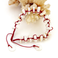 Load image into Gallery viewer, READY TO SHIP Unisex Shell Money Bracelet - Nylon FJD$
