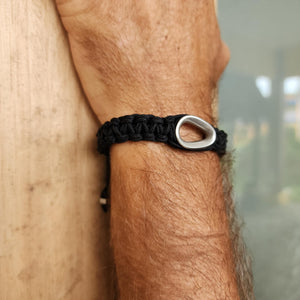 READY TO SHIP Unisex Woven Bracelet - Nylon & Stainless Steel FJD$