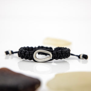 READY TO SHIP Unisex Woven Bracelet - Nylon & Stainless Steel FJD$