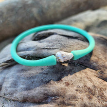 Load image into Gallery viewer, READY TO SHIP Unisex Shell Bracelet - Soft Stretch Rubber FJD$
