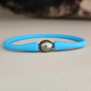 READY TO SHIP Unisex Civa Fiji Pearl Bracelet - Soft Stretch Rubber FJD$