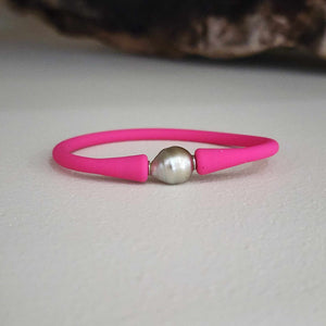 READY TO SHIP Unisex Civa Fiji Pearl Bracelet - Soft Stretch Rubber FJD$