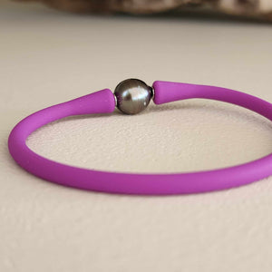 READY TO SHIP Unisex Civa Fiji Pearl Bracelet - Soft Stretch Rubber FJD$