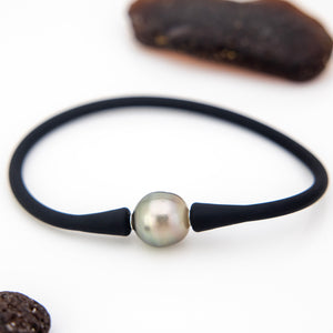 READY TO SHIP Unisex Civa Fiji Pearl Bracelet - Soft Stretch Rubber FJD$