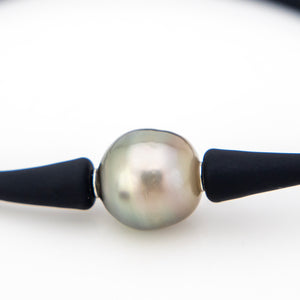 READY TO SHIP Unisex Civa Fiji Pearl Bracelet - Soft Stretch Rubber FJD$