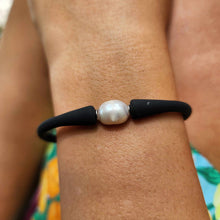 Load image into Gallery viewer, READY TO SHIP Unisex Freshwater Pearl Bracelet - Soft Stretch Rubber FJD$
