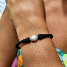 Load image into Gallery viewer, READY TO SHIP Unisex Freshwater Pearl Bracelet - Soft Stretch Rubber FJD$
