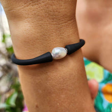 Load image into Gallery viewer, READY TO SHIP Unisex Freshwater Pearl Bracelet - Soft Stretch Rubber FJD$
