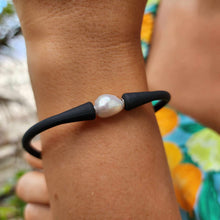 Load image into Gallery viewer, READY TO SHIP Unisex Freshwater Pearl Bracelet - Soft Stretch Rubber FJD$
