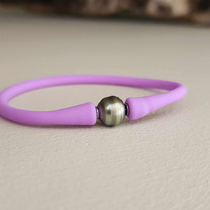 READY TO SHIP Unisex Civa Fiji Pearl Bracelet - Soft Stretch Rubber FJD$