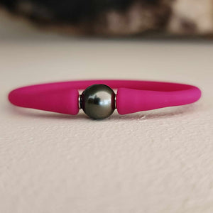 READY TO SHIP Unisex Civa Fiji Pearl Bracelet - Soft Stretch Rubber FJD$