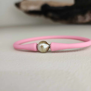 READY TO SHIP Unisex Civa Fiji Pearl Bracelet - Soft Stretch Rubber FJD$