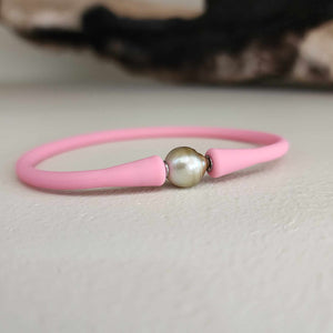 READY TO SHIP Unisex Civa Fiji Pearl Bracelet - Soft Stretch Rubber FJD$