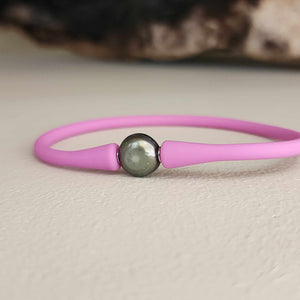 READY TO SHIP Unisex Civa Fiji Pearl Bracelet - Soft Stretch Rubber FJD$